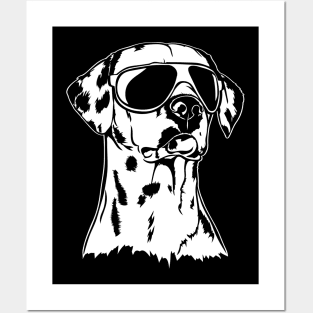 Funny Proud Dalmatian sunglasses cool dog Posters and Art